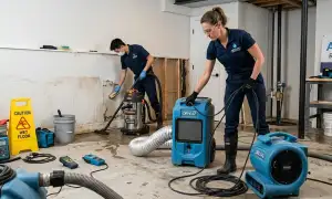 Flood cleanup services in McAllen, TX for water damage restoration homepage widget